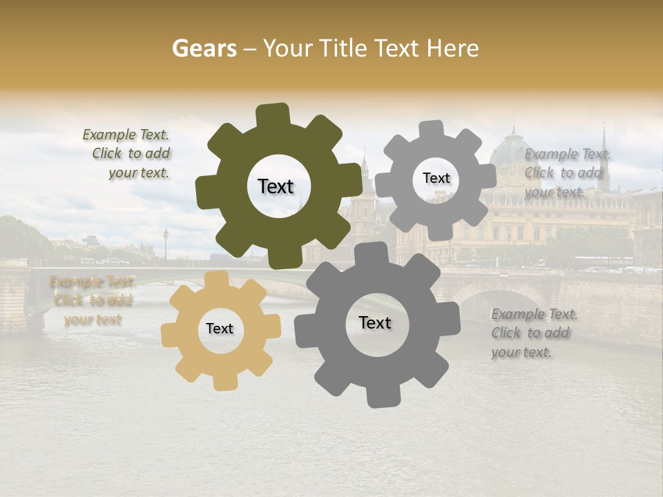 Cloudscape Palais Touristic PowerPoint Template