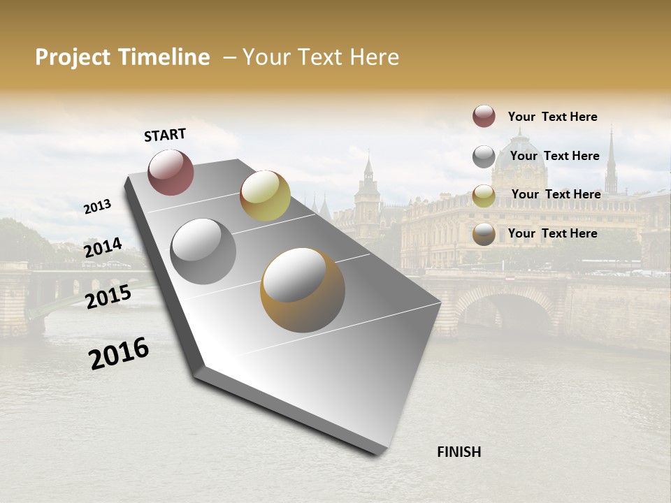Cloudscape Palais Touristic PowerPoint Template
