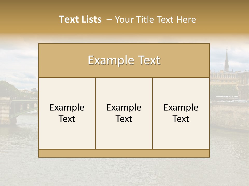 Cloudscape Palais Touristic PowerPoint Template