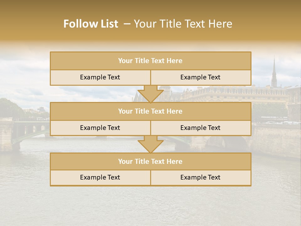 Cloudscape Palais Touristic PowerPoint Template