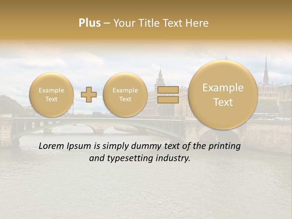 Cloudscape Palais Touristic PowerPoint Template