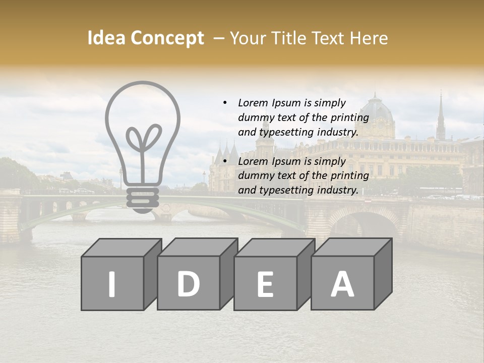 Cloudscape Palais Touristic PowerPoint Template