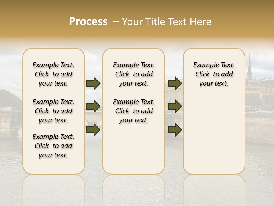 Cloudscape Palais Touristic PowerPoint Template