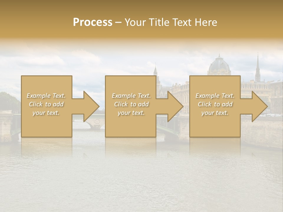 Cloudscape Palais Touristic PowerPoint Template