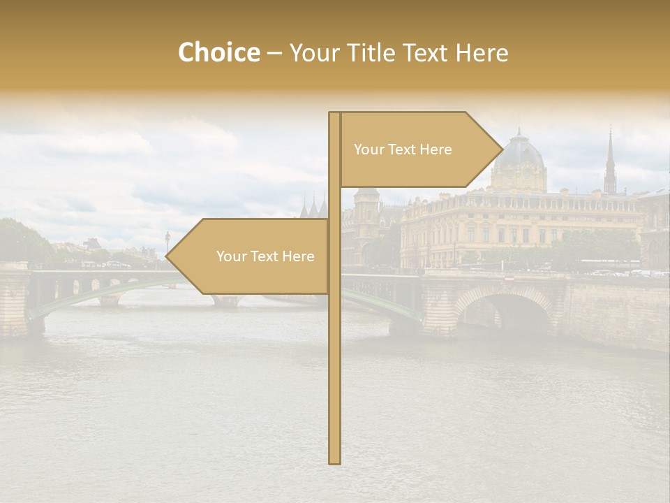 Cloudscape Palais Touristic PowerPoint Template
