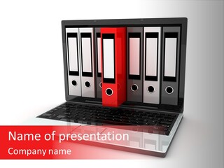 Data Business Technology PowerPoint Template