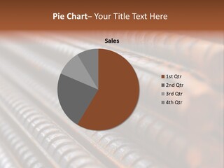 Construction Texture Pole PowerPoint Template