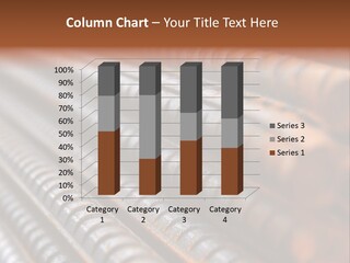 Construction Texture Pole PowerPoint Template