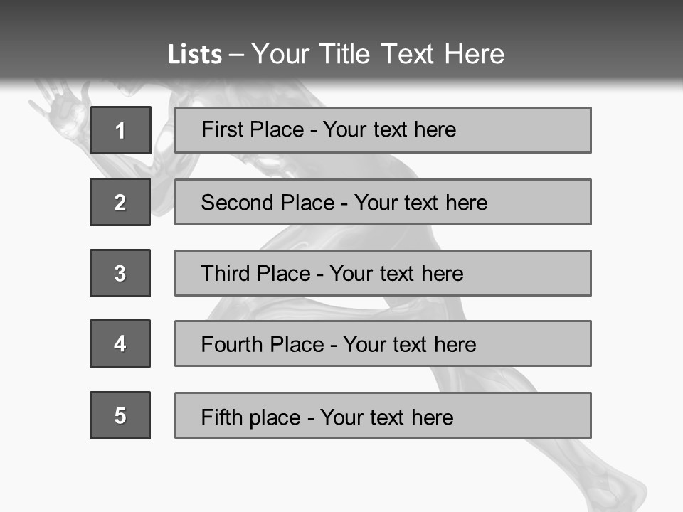 Training Achievement Perform PowerPoint Template