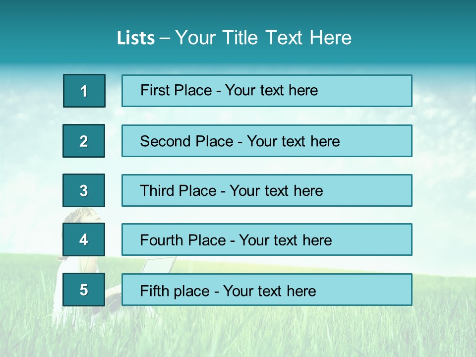 Park Grass Outside PowerPoint Template