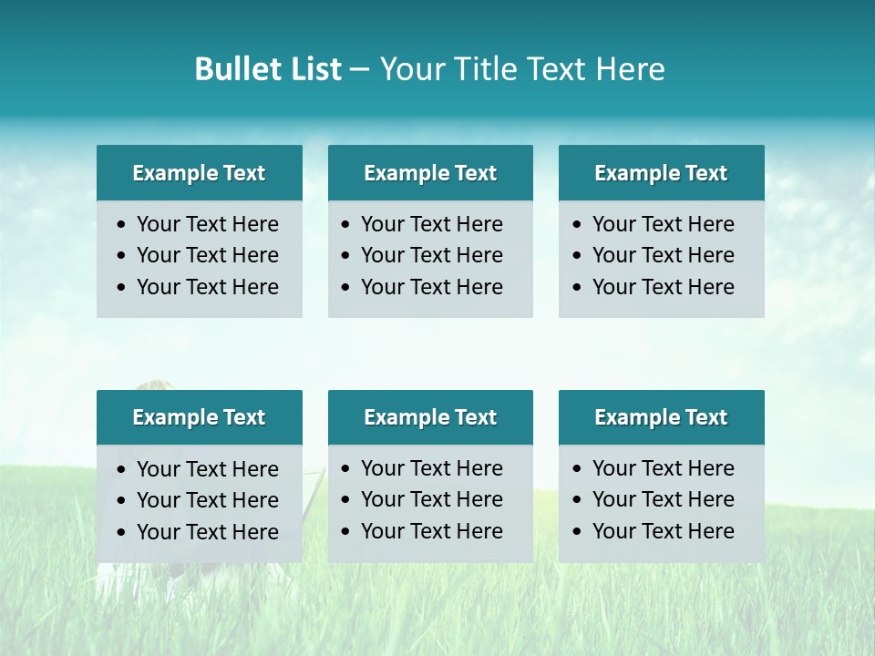 Park Grass Outside PowerPoint Template