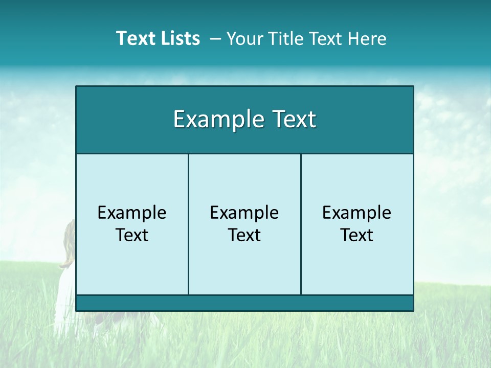 Park Grass Outside PowerPoint Template