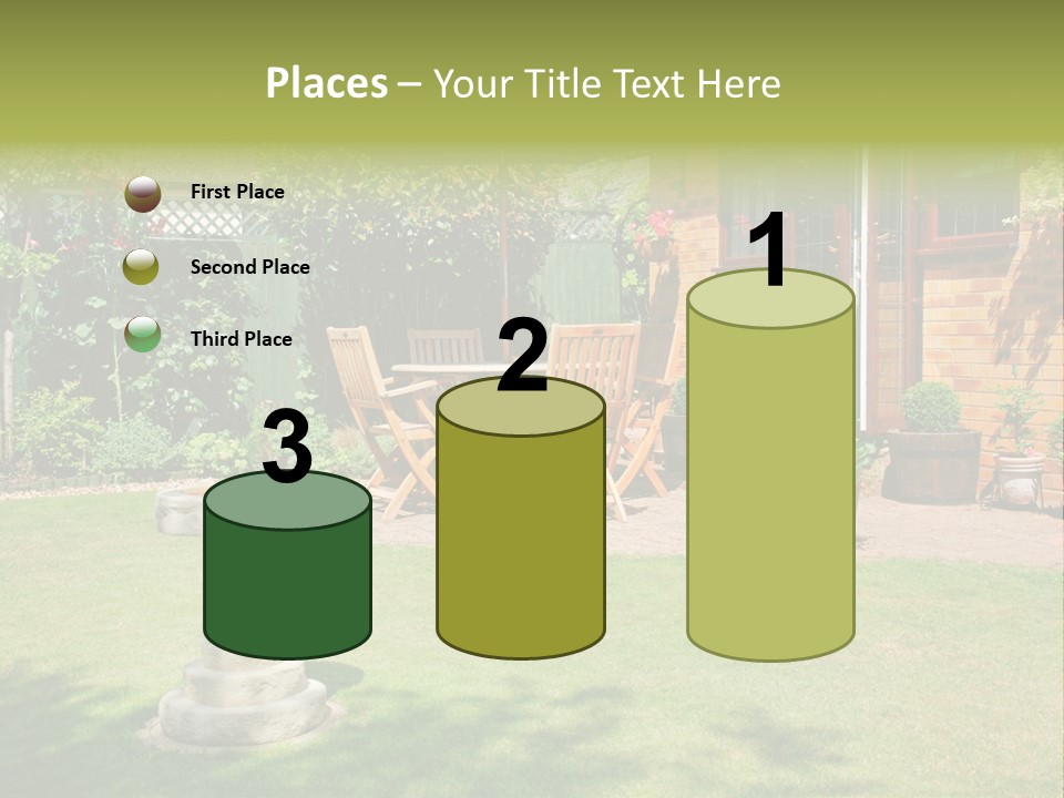 Windows Summer Garden PowerPoint Template