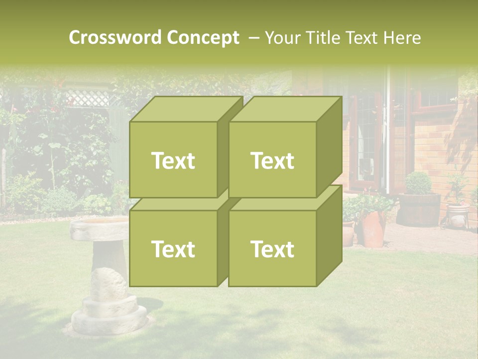 Windows Summer Garden PowerPoint Template