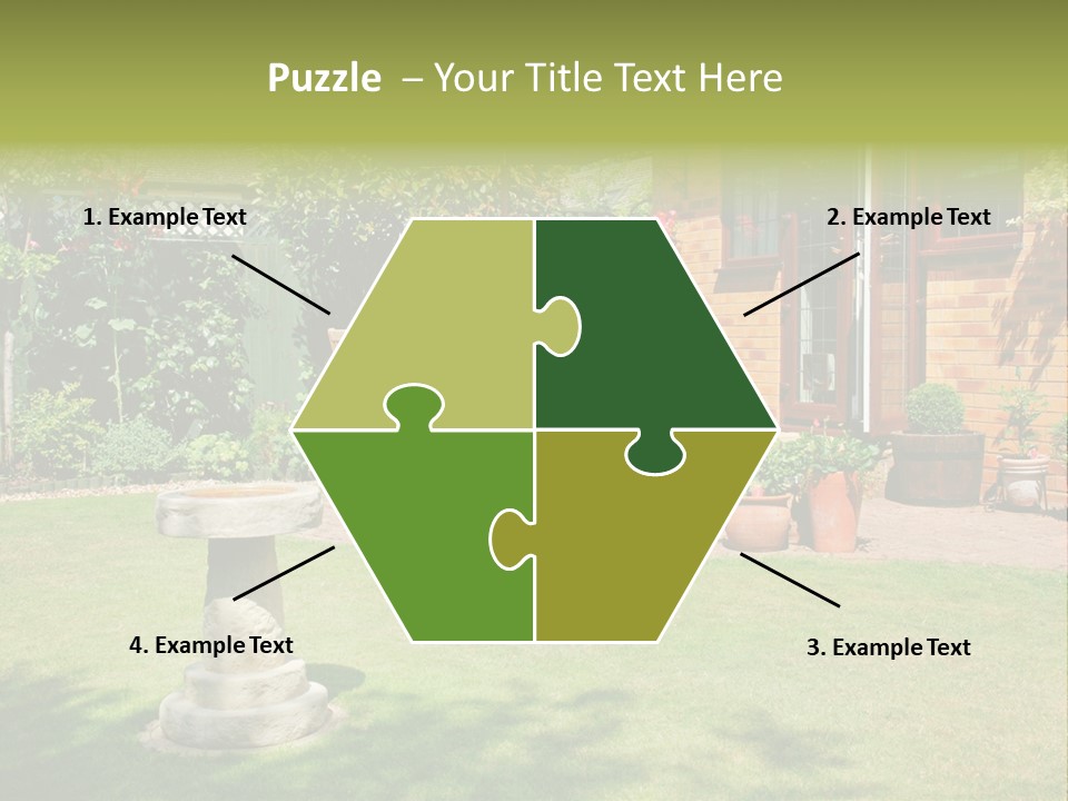 Windows Summer Garden PowerPoint Template