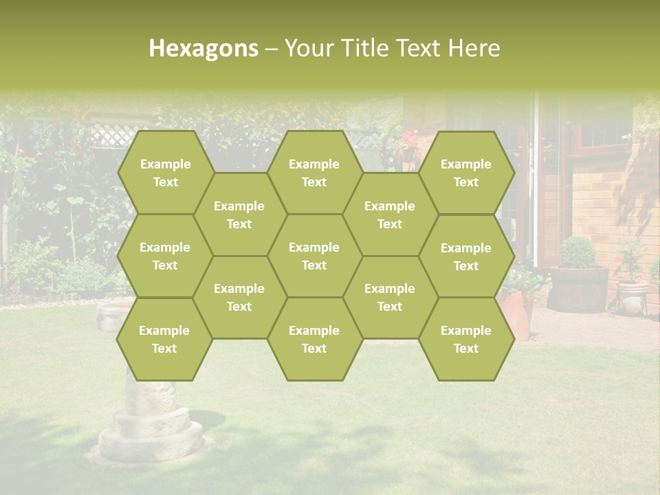 Windows Summer Garden PowerPoint Template