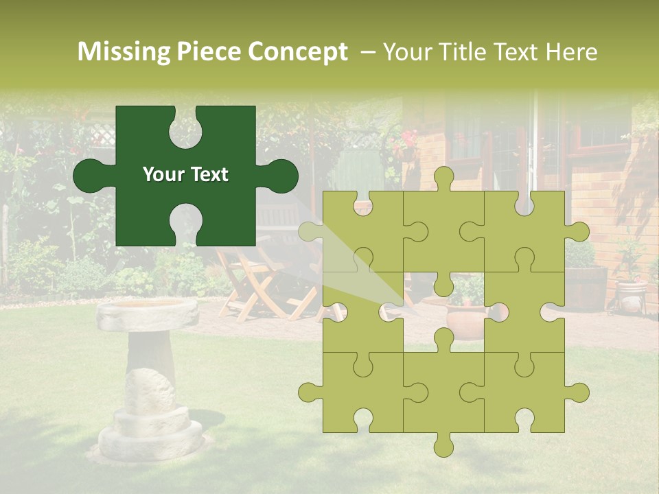 Windows Summer Garden PowerPoint Template