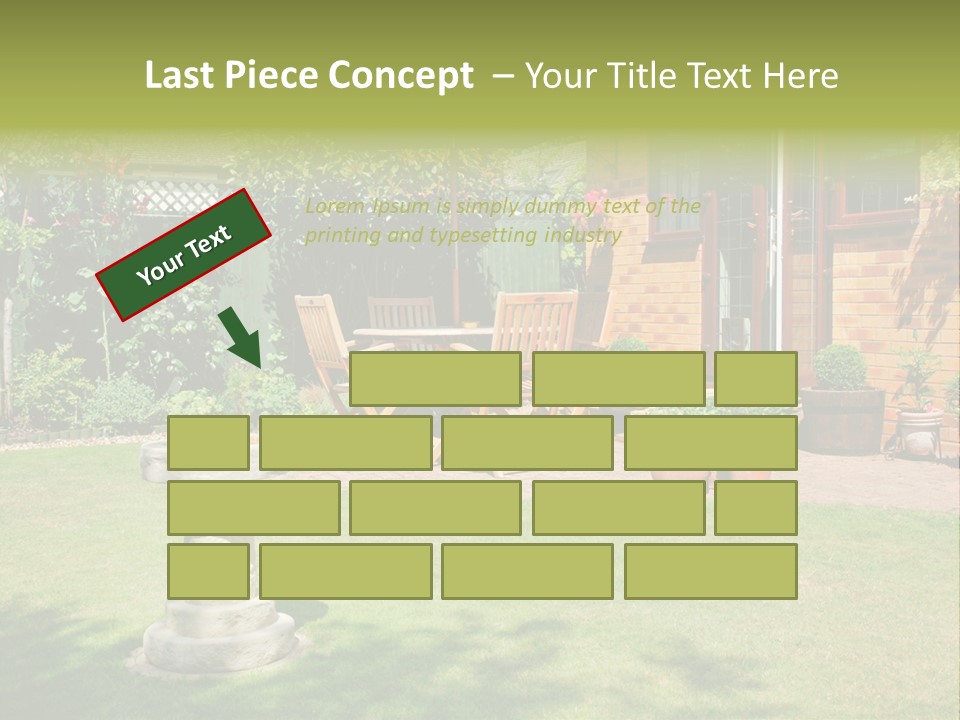 Windows Summer Garden PowerPoint Template