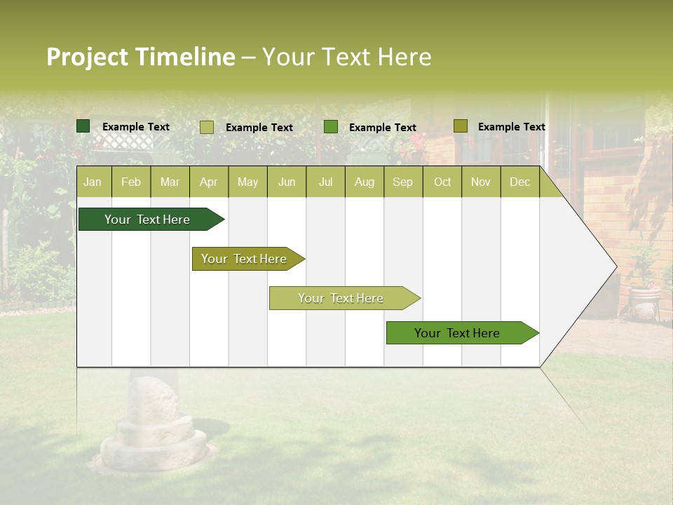 Windows Summer Garden PowerPoint Template
