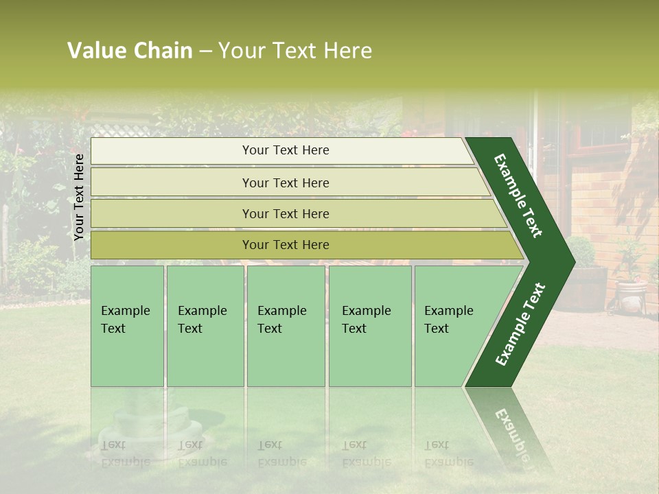 Windows Summer Garden PowerPoint Template