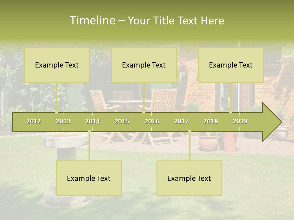 Windows Summer Garden PowerPoint Template