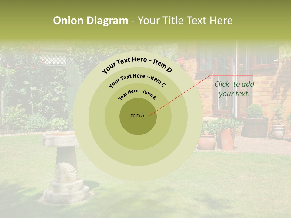 Windows Summer Garden PowerPoint Template