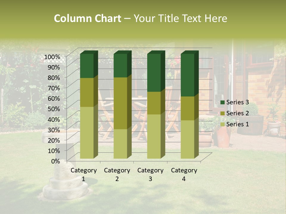 Windows Summer Garden PowerPoint Template