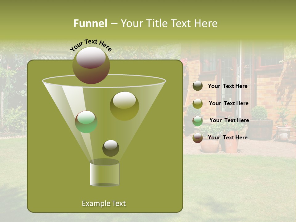 Windows Summer Garden PowerPoint Template