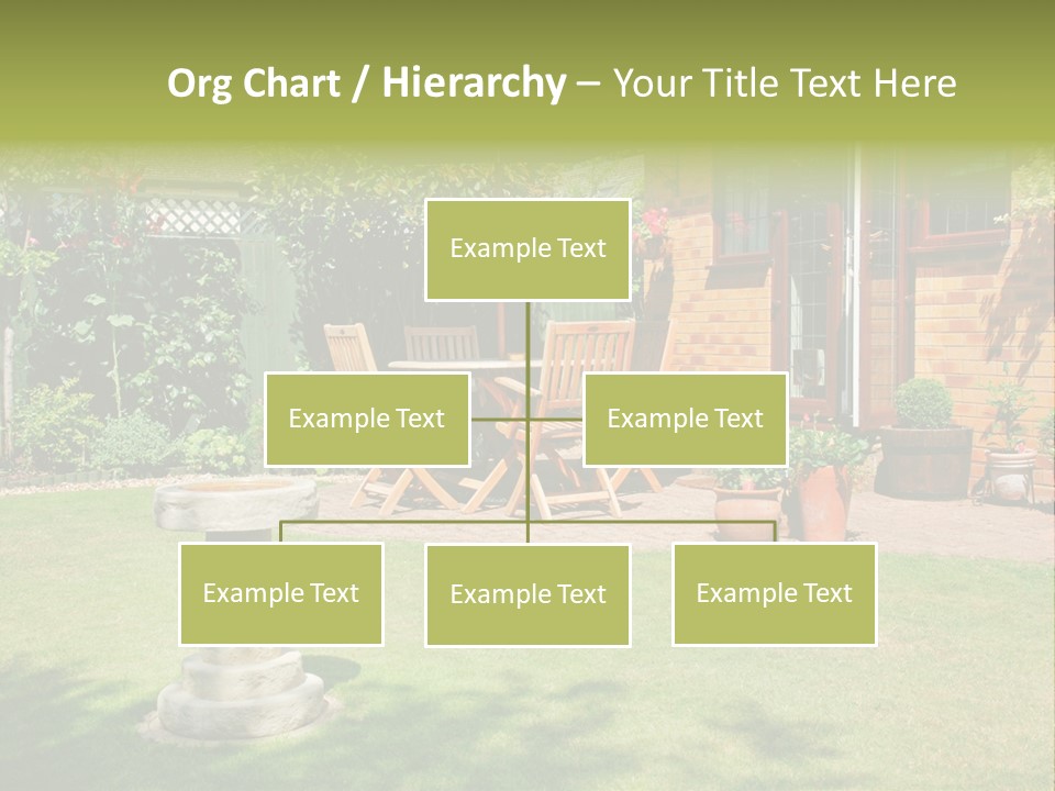 Windows Summer Garden PowerPoint Template