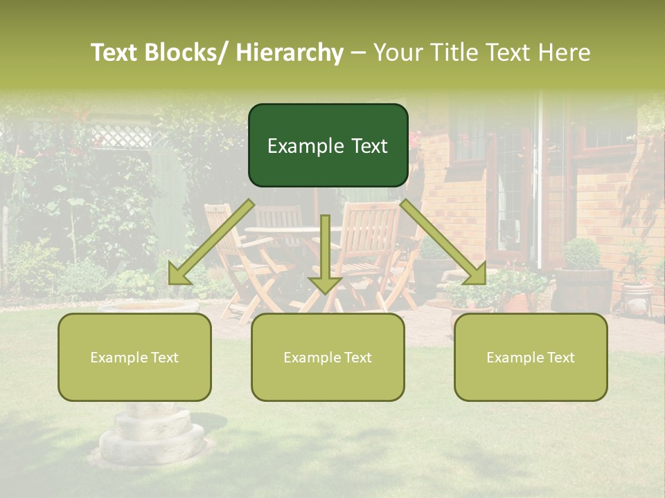 Windows Summer Garden PowerPoint Template