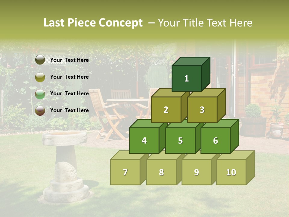 Windows Summer Garden PowerPoint Template