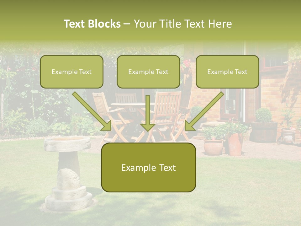 Windows Summer Garden PowerPoint Template