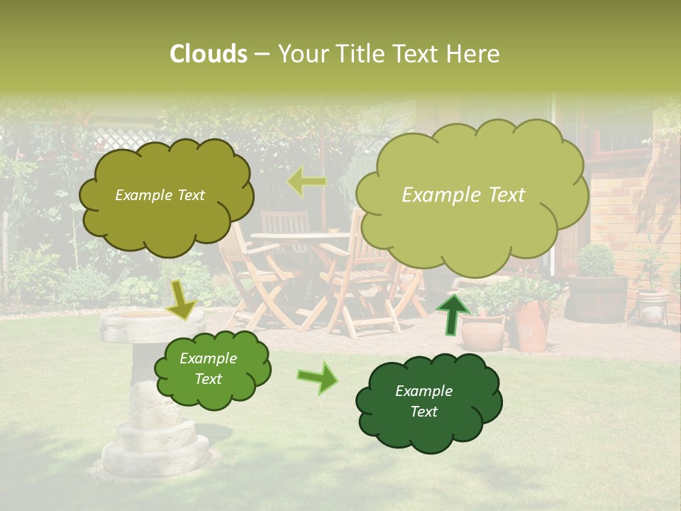 Windows Summer Garden PowerPoint Template