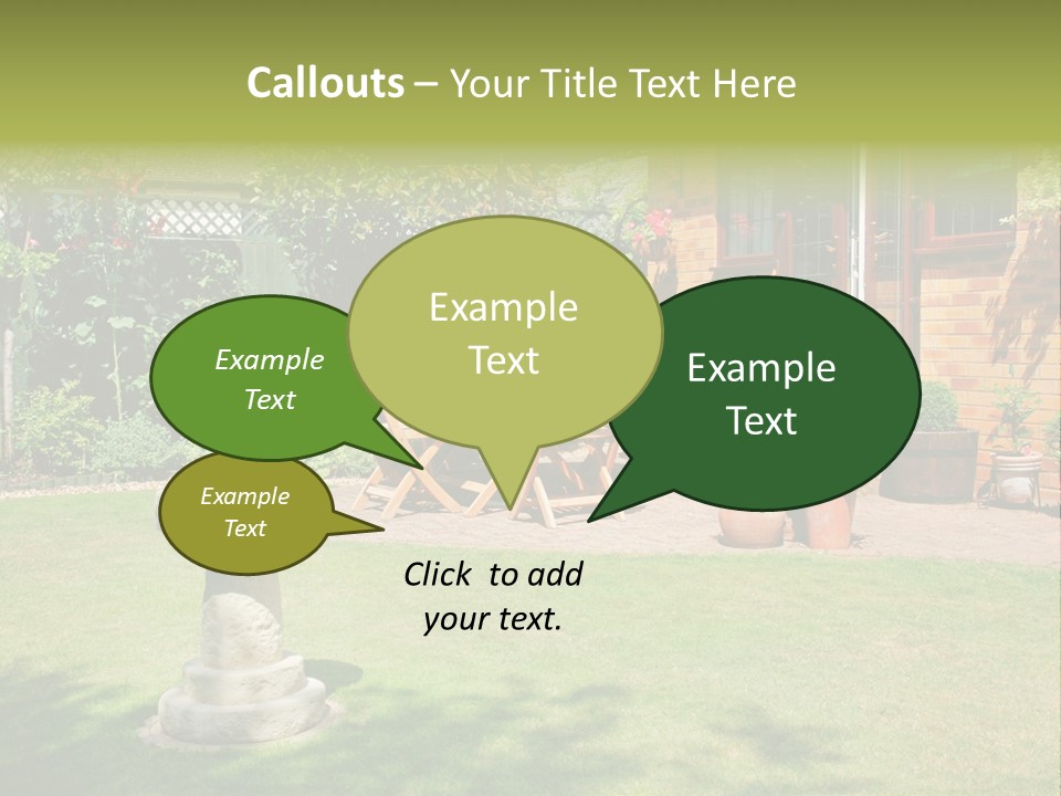 Windows Summer Garden PowerPoint Template