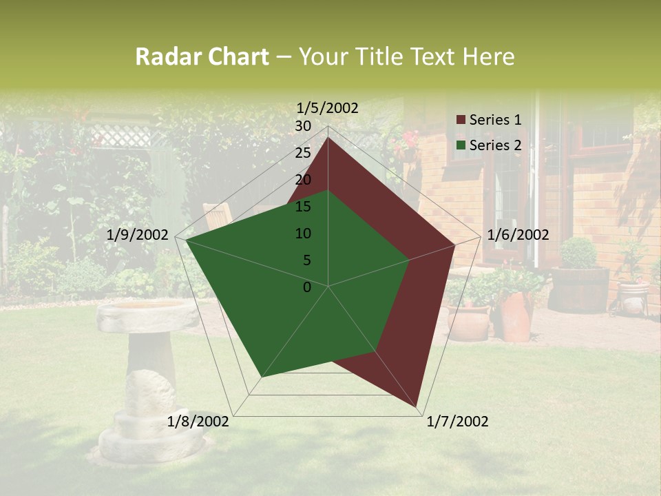 Windows Summer Garden PowerPoint Template