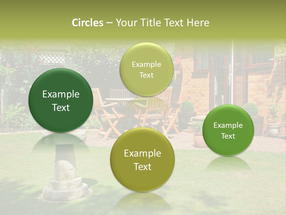 Windows Summer Garden PowerPoint Template