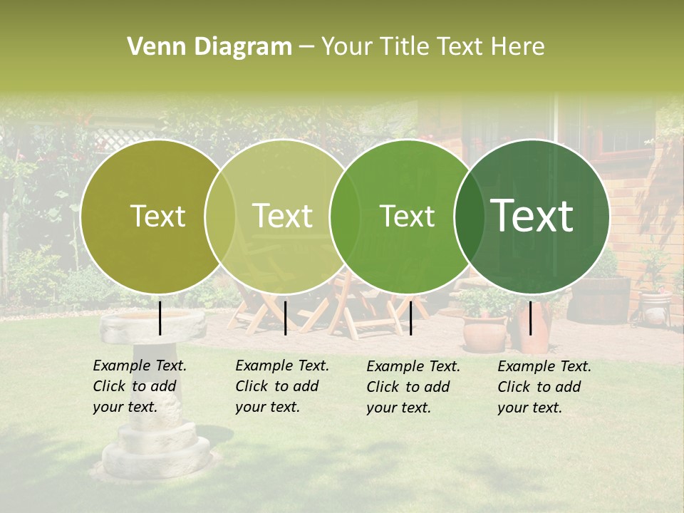 Windows Summer Garden PowerPoint Template