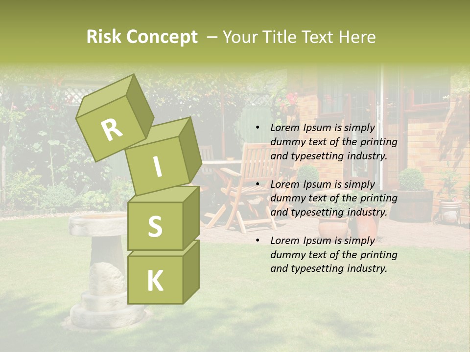 Windows Summer Garden PowerPoint Template