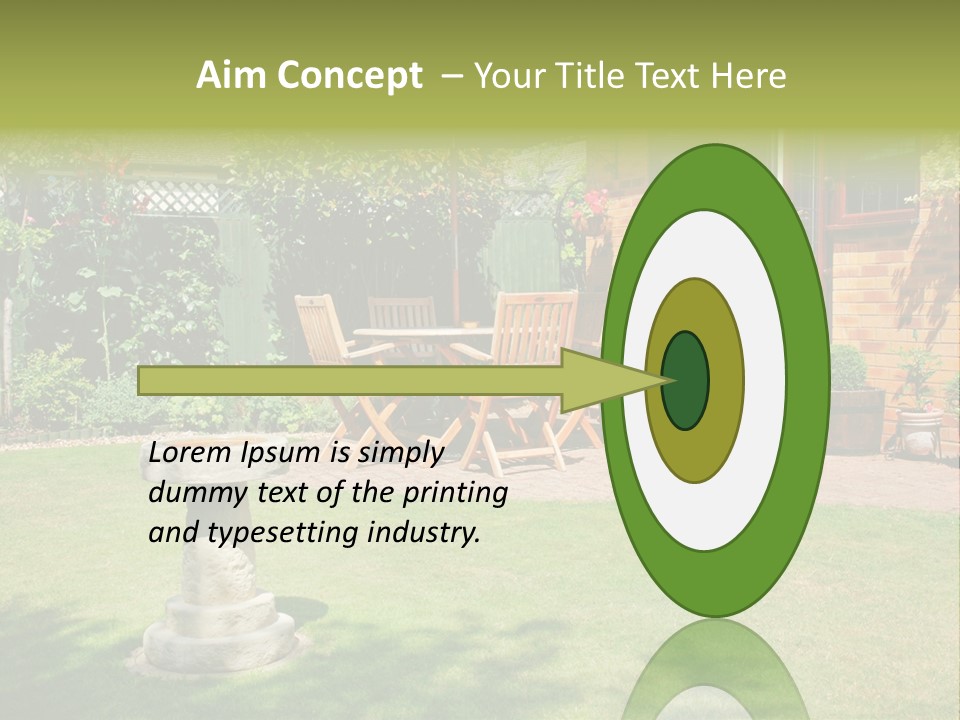 Windows Summer Garden PowerPoint Template