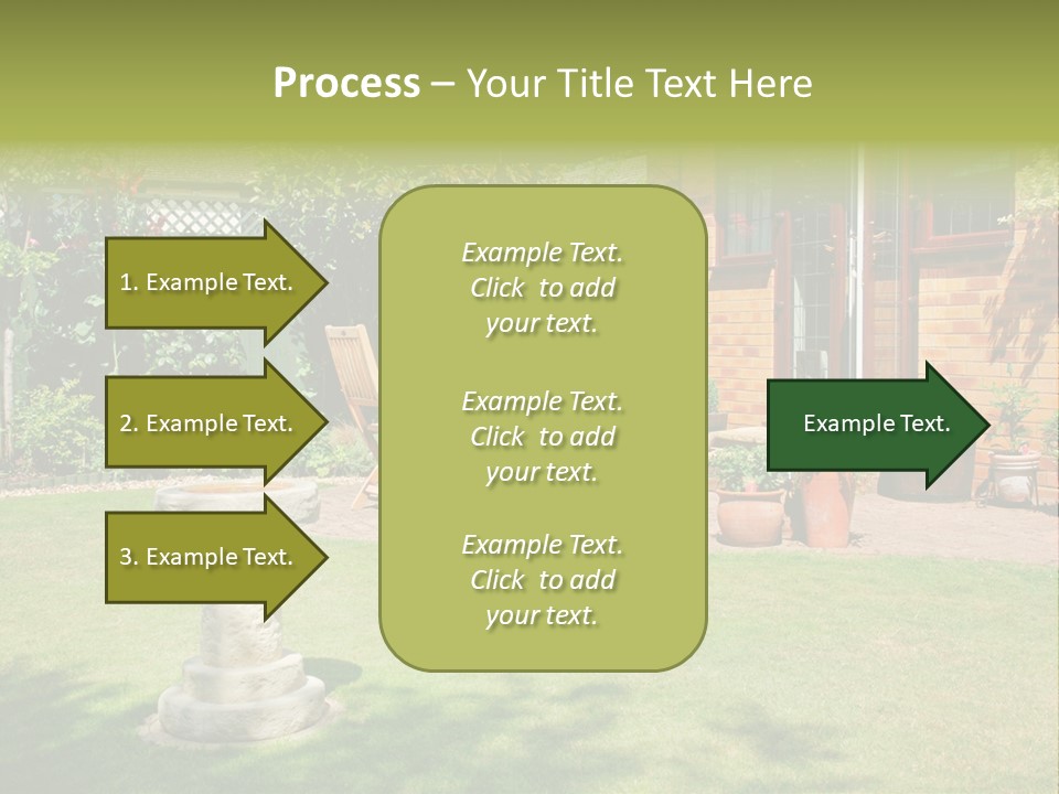 Windows Summer Garden PowerPoint Template