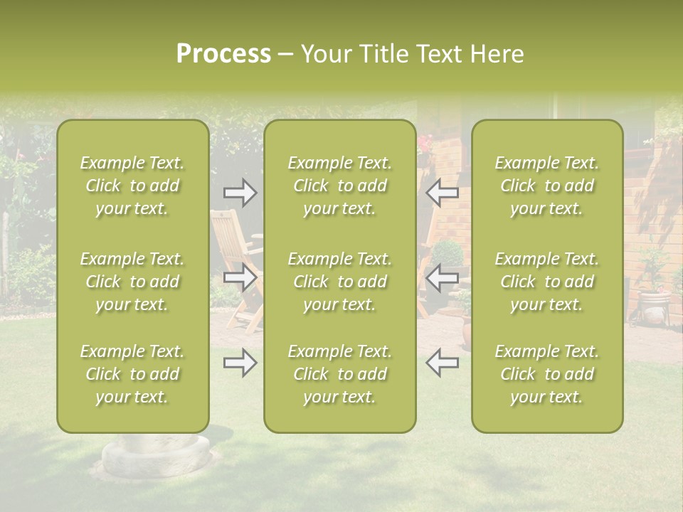 Windows Summer Garden PowerPoint Template