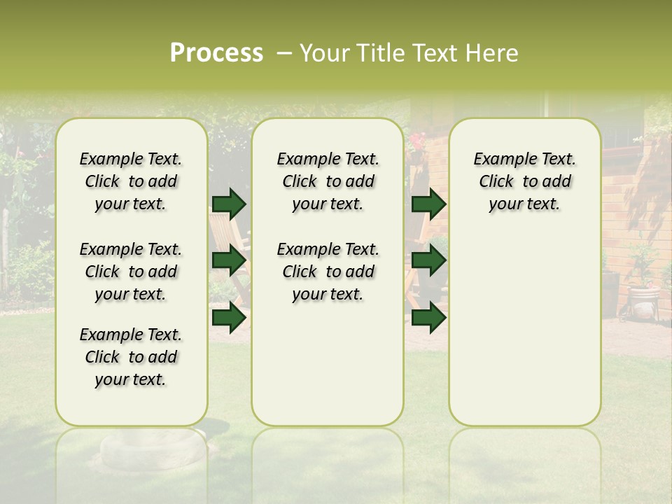 Windows Summer Garden PowerPoint Template
