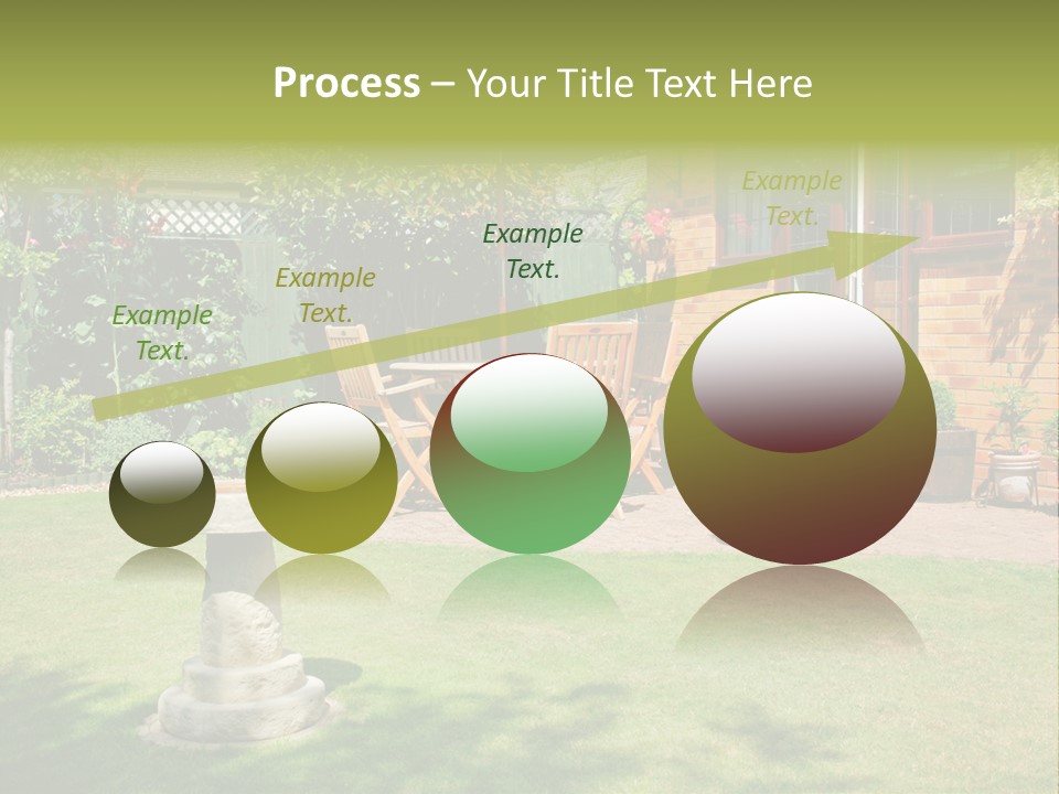 Windows Summer Garden PowerPoint Template
