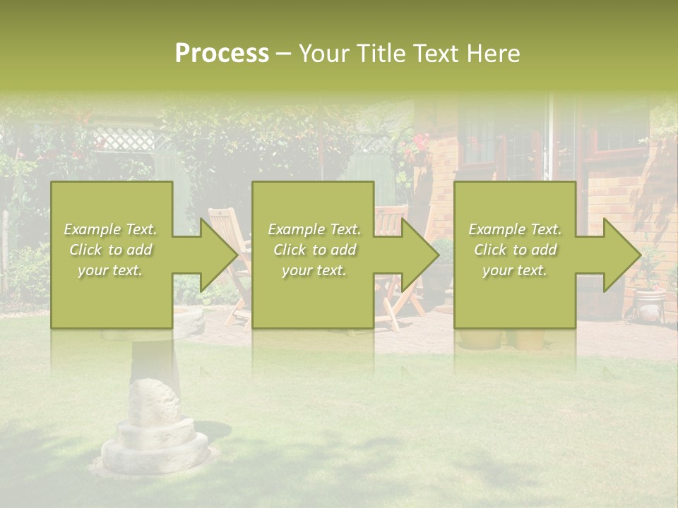 Windows Summer Garden PowerPoint Template