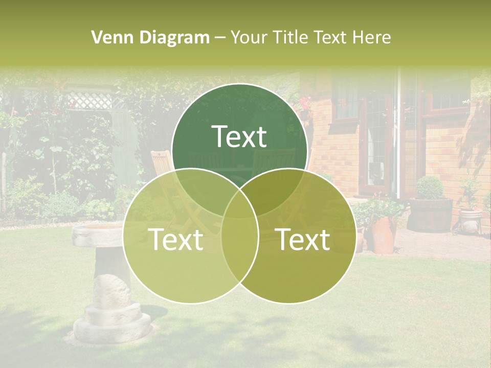 Windows Summer Garden PowerPoint Template