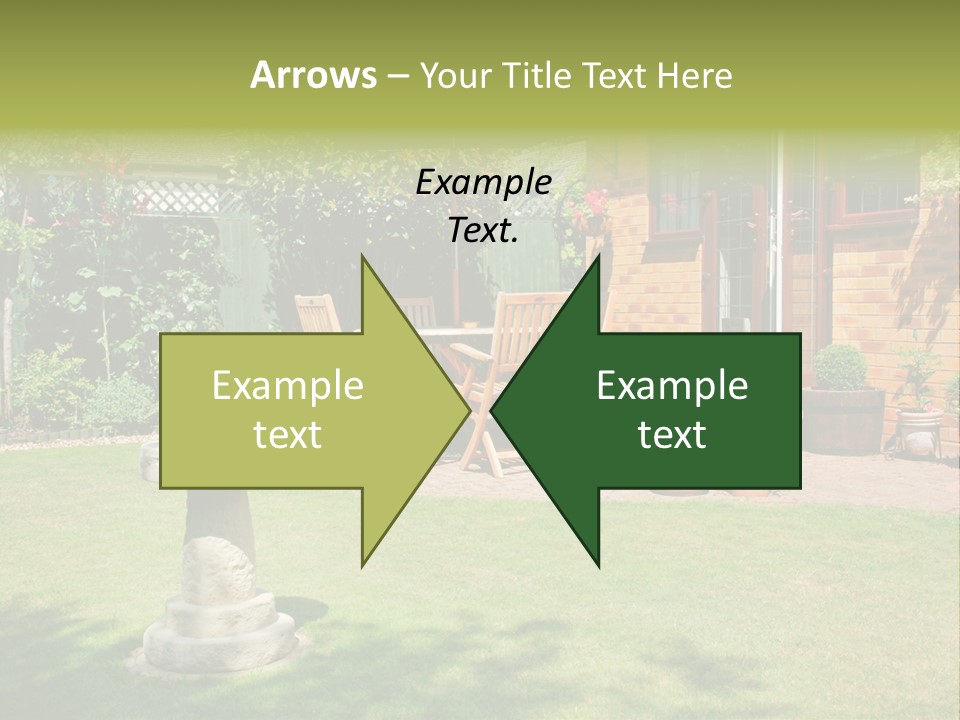 Windows Summer Garden PowerPoint Template
