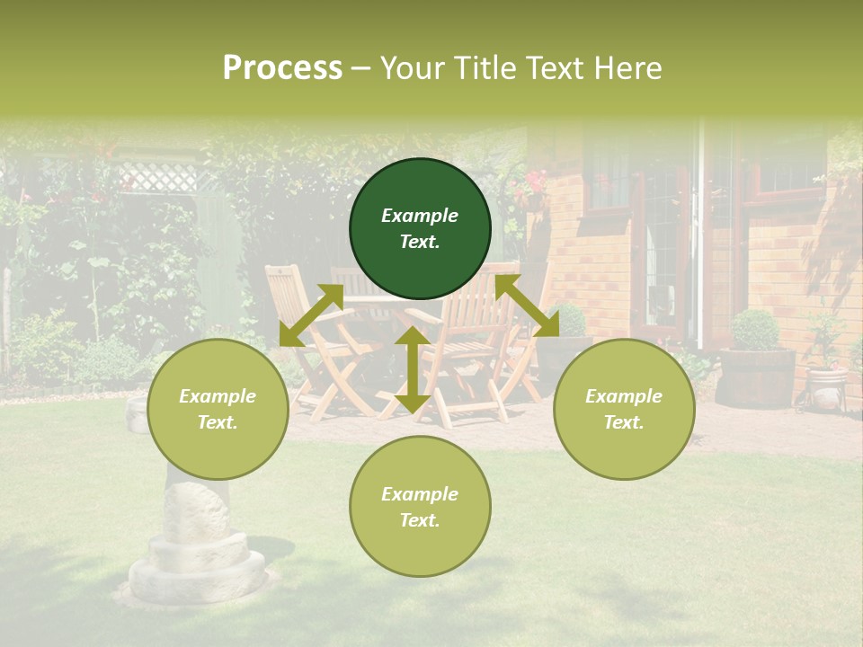 Windows Summer Garden PowerPoint Template