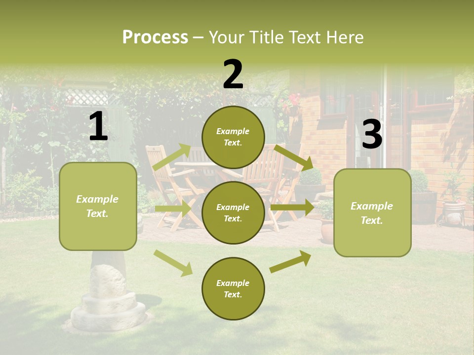 Windows Summer Garden PowerPoint Template