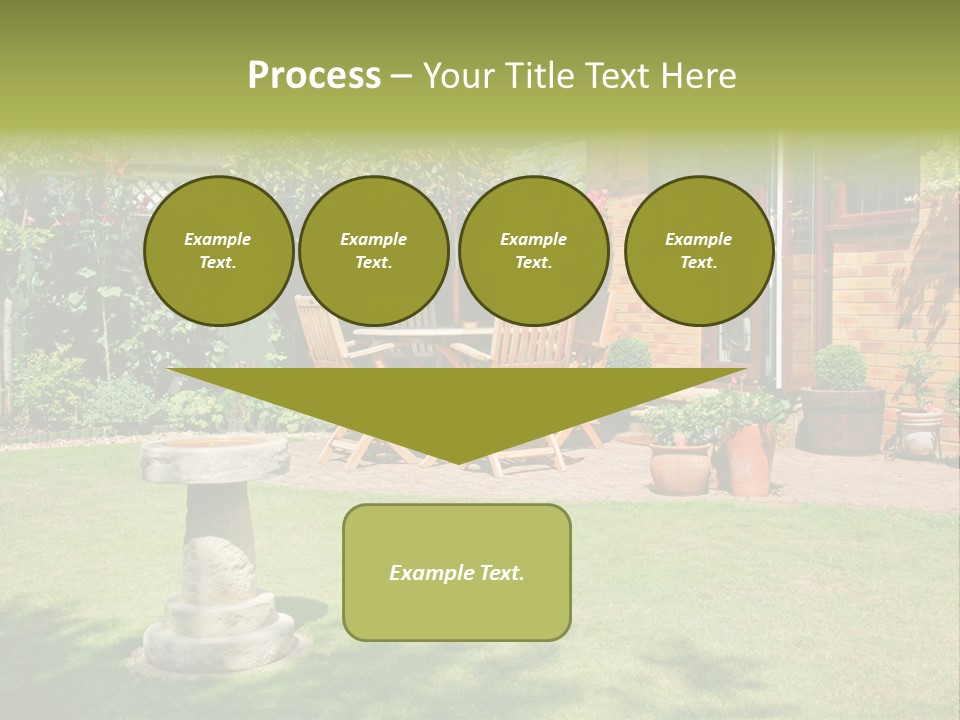 Windows Summer Garden PowerPoint Template