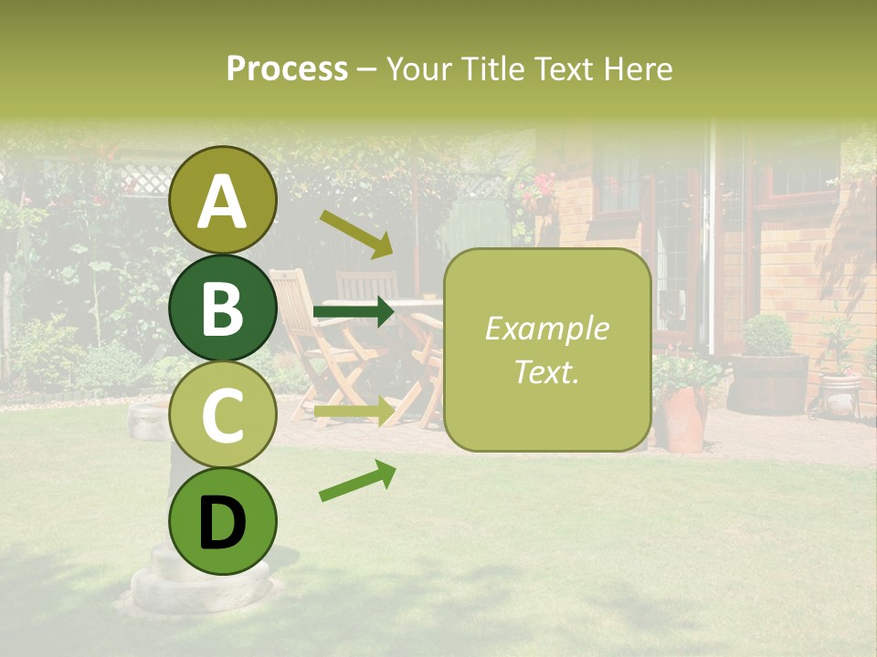 Windows Summer Garden PowerPoint Template